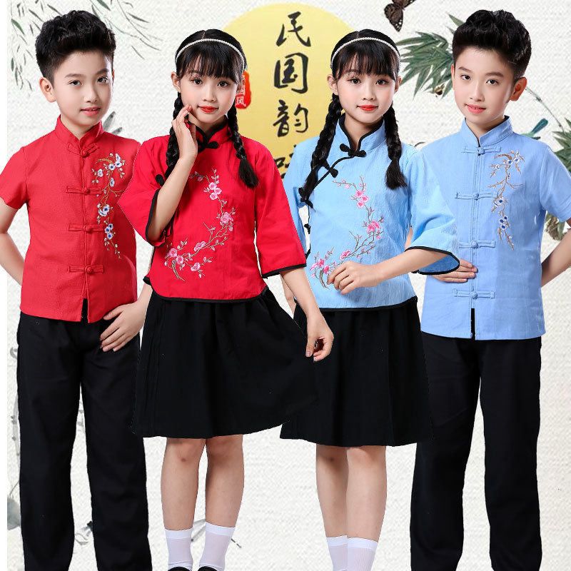 绣花园服五四棉麻春夏汉服青年