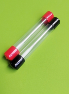 直径16mmPVC透明管带盖子硬塑料管透明管道透明包装管带堵头定做