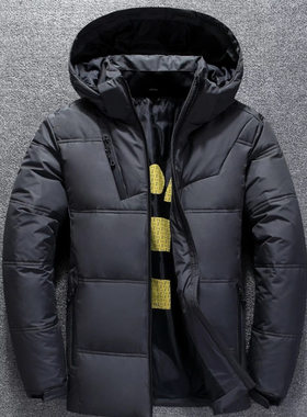 韩版休闲短款羽绒服立领