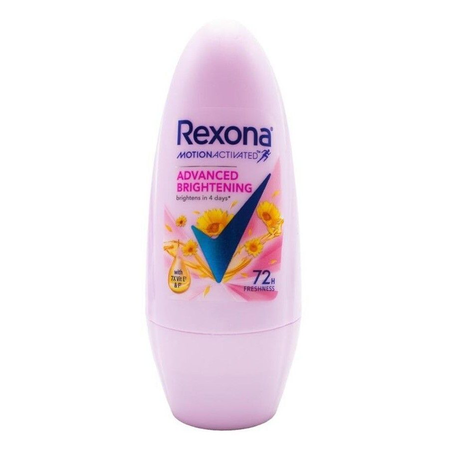 Rexona高级亮白止汗爽身香体露45ml持久干爽走珠滚珠除汗臭72小时