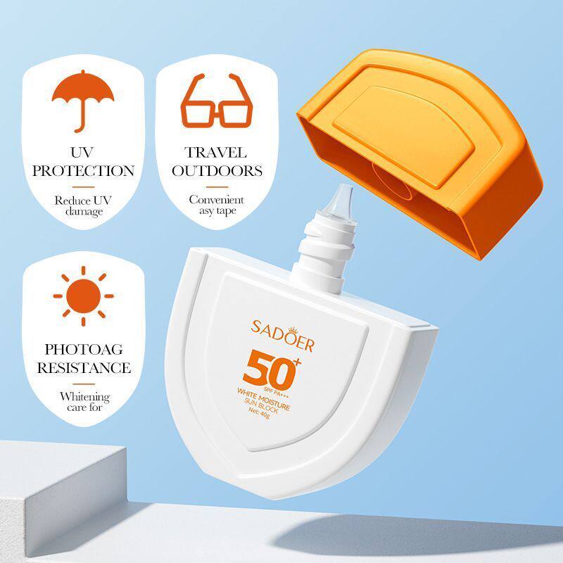 SADOER隔离防晒乳霜40g*2户外防护登山爬行轻薄易吸收SPF50+PA+++