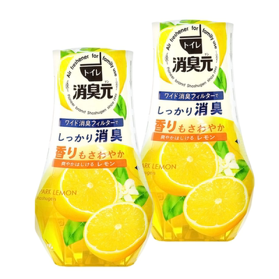 小林制药进口2支优惠装浴厕消臭元芳香剂空气清新清爽柠檬香400ml