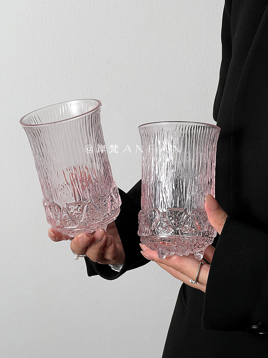 玻璃杯饮料杯奶茶大容量家用水杯