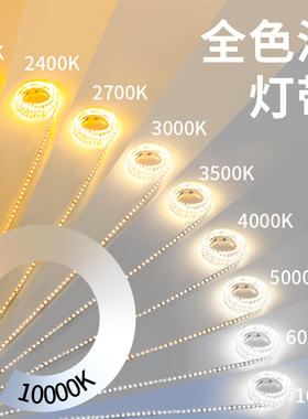 2000K2700K3000K3500K4000K5000K6000K10000K线性灯led灯带多色温