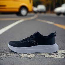 安踏舒适耐磨 低帮透气系带软底 百搭时尚 休闲运动板鞋112415522