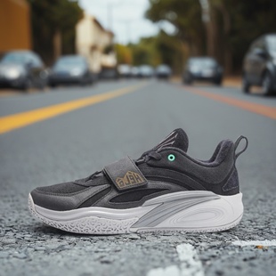 1124D1113 欧文一代黑岩氮科技专业防滑耐磨低帮篮球鞋 安踏KAI