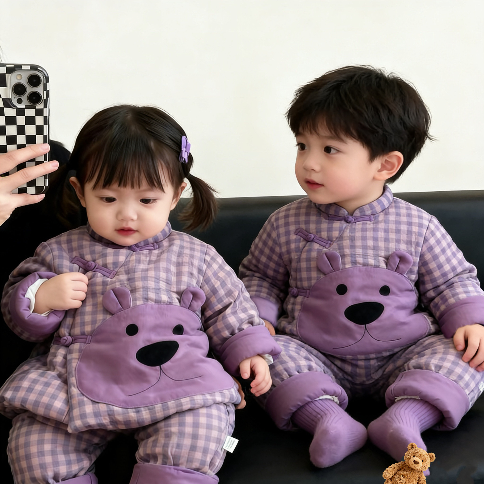 女童棉服套装冬季2026新款婴幼儿冬天加厚棉衣加绒保暖裤子两件套,童装/婴儿装/亲子装,套装,淘宝优惠券,粉丝福利购,淘宝优惠卷