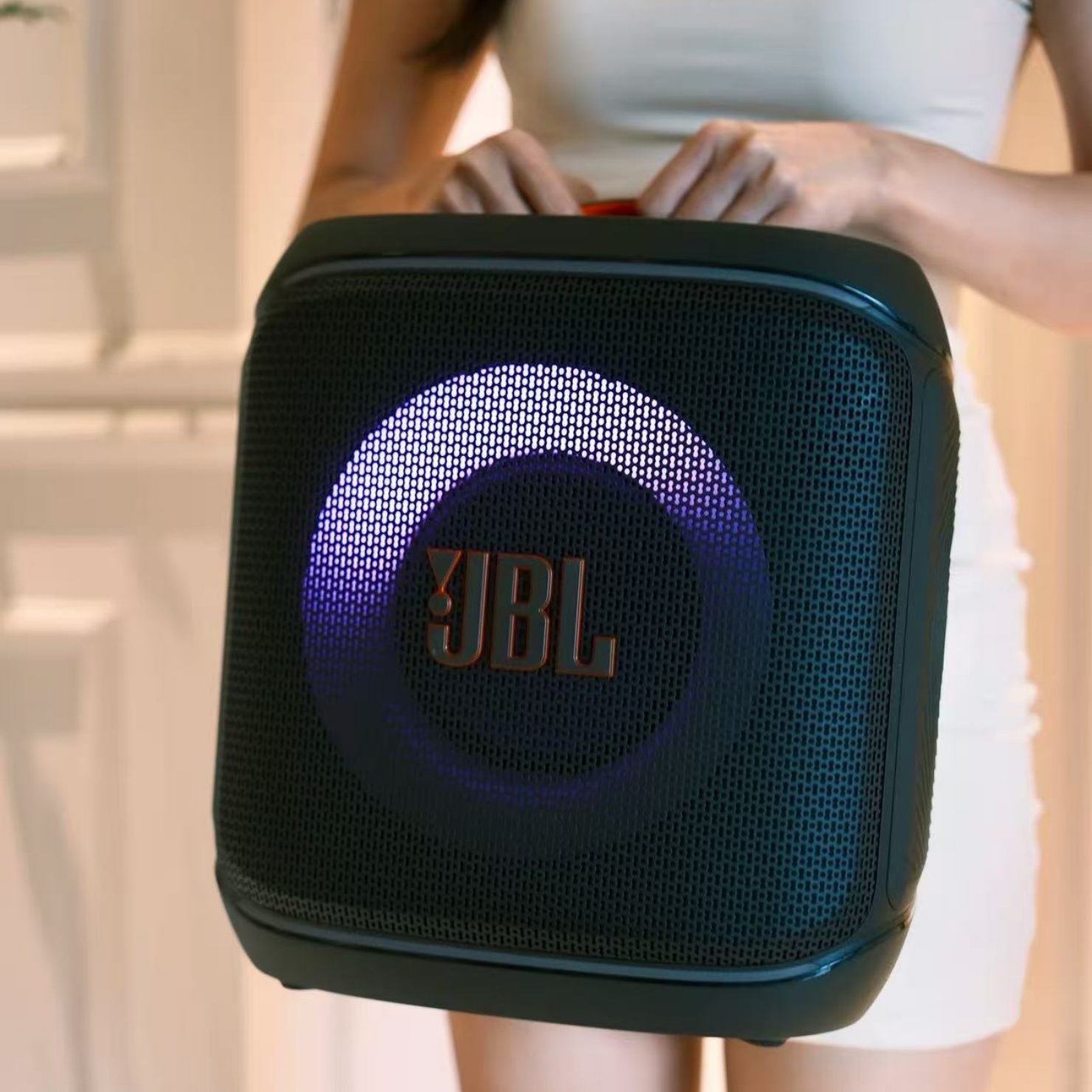 JBL Partybox  Encore2 音乐战将嗨唱版户外卡拉OK音箱欢唱二代响