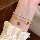 Mine Studio·QL虎眼石葫芦手链女生轻奢小众精致手串春夏手饰