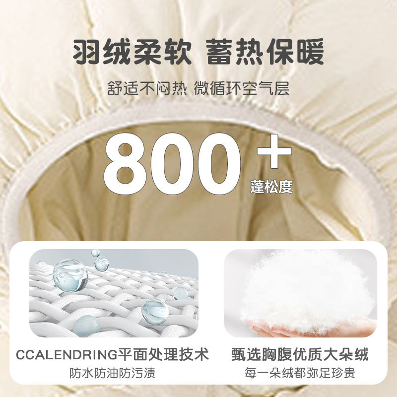 婴儿羽绒服连体衣白鸭绒外套宝宝冬装超萌爬服外出服秋冬季