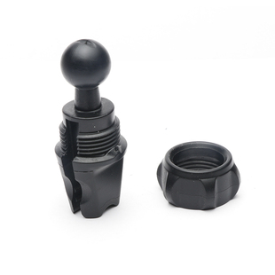 汽车出风口车载手机支架底座配件17MM通用球头可拧紧创意支撑夹子