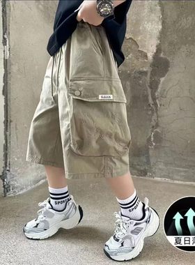 夏季薄款男童短裤儿童裤子外穿