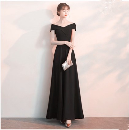 敬酒服女红色一字肩大摆长款修身气质宴会晚会演出晚礼服连衣长裙|ruв категории Женская одежда, Cвадебные платья, платье/вечернее платье - от Buy2taobao.com для оказания профессиональной услуги покупки агента Taobao
