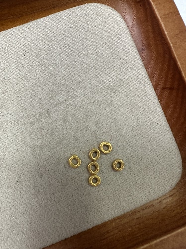 经雅黄金足金999配件古法黄金1.1
