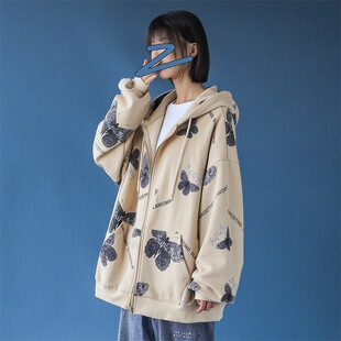 胖MM特大码300斤240连帽卫衣女宽松韩版ins潮春秋薄款bf学生上衣