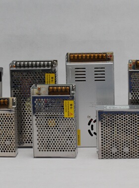 220V转12V24V直流开关电源120W240W360W监控显示屏灯条可调彩屏