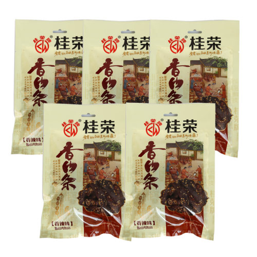 桂荣牌香辣味香肉条100克   广西南宁特产猪肉条香肉干香肉条