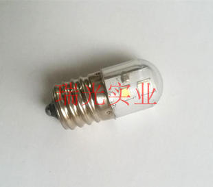LED螺纹小灯珠E14E17 12V24V48V110V220V螺口小灯泡led指示灯泡