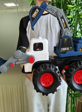 大号工程车儿童玩具男孩耐摔挖土机推土机挖掘机玩具车男女孩模型