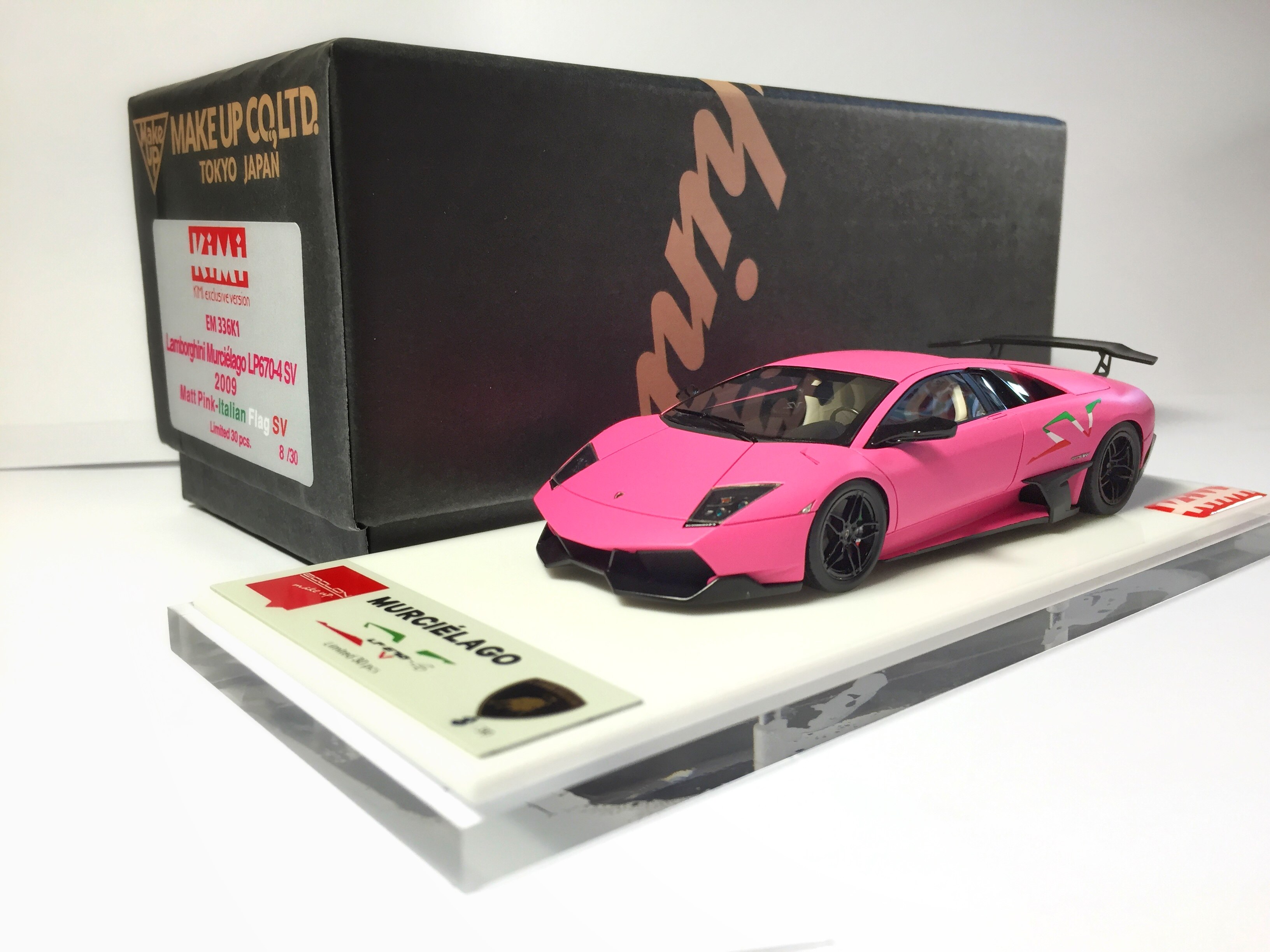 make up 1:43 兰博基尼lp670-4 sv 消光粉 三色sv 卡钳 限30