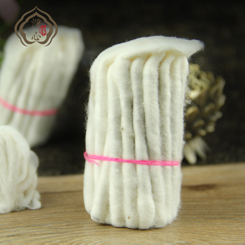 民族用品酥油灯灯芯纯手工棉花灯芯铜灯专用供灯芯一捆特价,家居饰品,烛台,淘宝优惠券,粉丝福利购,淘宝优惠卷