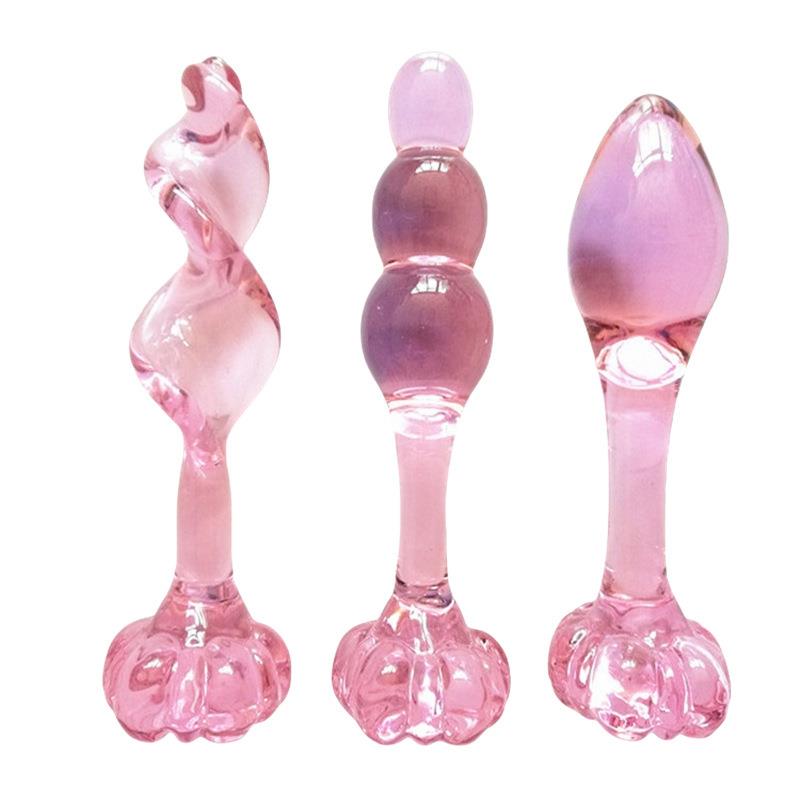 女用玻璃器器玻璃女用器玻璃拉条玻璃按摩器蔬菜器器玻璃私密茎假