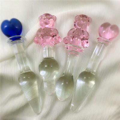 A glass-made anus used as a masturbation toy