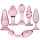 glass masturbation made used anus toy
