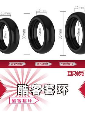 Elastic ring preventing the repositioning of the foreskin