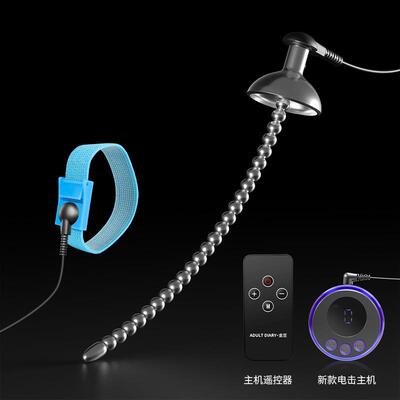 Male penis electric shock punishment toy urethral dilator