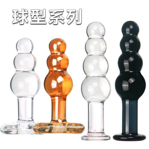 Glass-made femalemasturbation toy fake phallus adult product