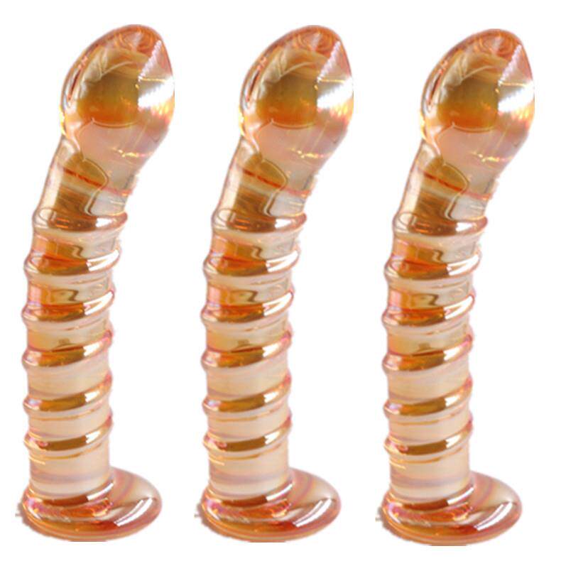 金色玻璃器器水晶玻璃器兴奋局部女用放松拉条器器按摩解压放松用
