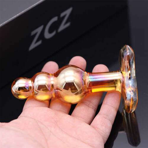 Glass-made femalemasturbation toy fake phallus adult product