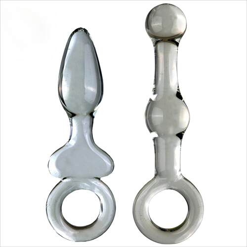 Glass-made femalemasturbation toy fake phallus adult product