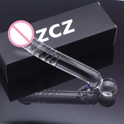 Glass-made femalemasturbation toy fake phallus adult product