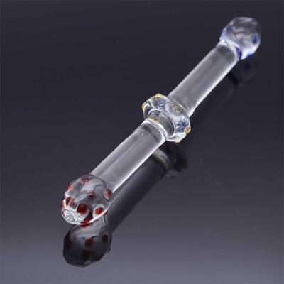 Glass-made femalemasturbation toy fake phallus adult product