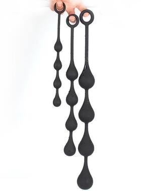 Intra-anal bead self-stimulation expansion massager