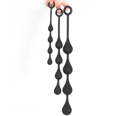 Intra-anal bead self-stimulation expansion massager