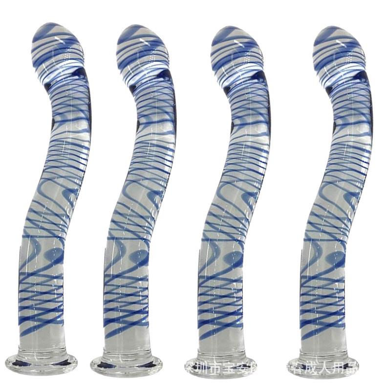 长款玻璃器器玻璃按摩器按摩解压放松解压夫妻解压光滑玻璃私密茎