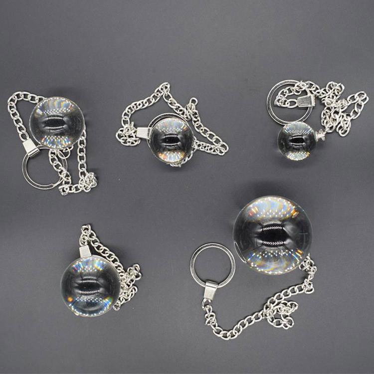 玻璃球玩具铁链玻璃球吊坠礼盒包装按摩放松玩具夫妻解压缓解压力