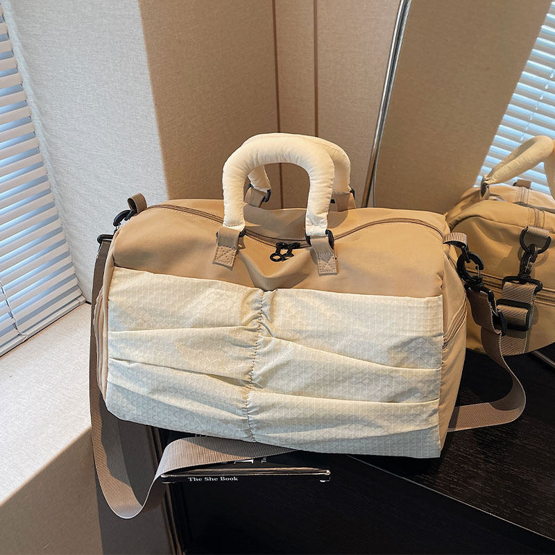 旅行包女大容量轻便可套拉杆箱行李收纳袋独立鞋仓运动健身瑜伽包