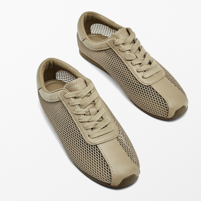 镂空网眼织物运动鞋透气休闲鞋