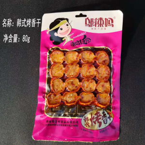 湖南特产麻辣豆干邬辣妈辣条韩式烤香干香辣6包份办公室休闲零食