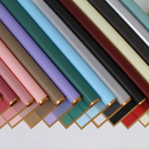 Новые продукты Phnom Penh Jelly Film, корейская пачка, цветочная бумага цветочная упаковка Материал Упаковка Pure Color Corean Вегетарианская водонепроницаемая бумага