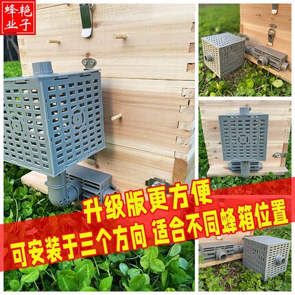 自动收王分蜂器,中蜂除雄蜂神器,导王管,隔王片,多功能自动分蜂器