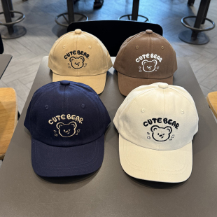 小月龄儿童鸭舌帽春秋薄款 洋气遮阳棒球帽 软顶鸭舌帽男女宝宝时尚