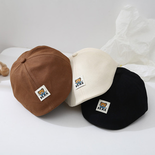 百搭 女童防晒鸭舌帽个性 宝宝帽子春秋薄款 儿童贝雷帽韩国男童时尚