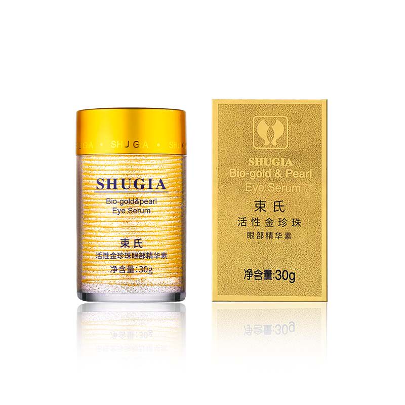 束氏眼霜活性金珍珠眼部精华素保湿改善眼袋细纹抗皱黑眼圈化妆品