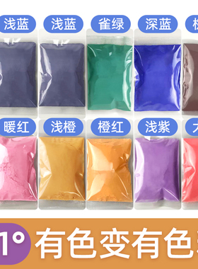 31度感温变色粉diy温变颜料可逆有色变有色温变粉变色材料5克装