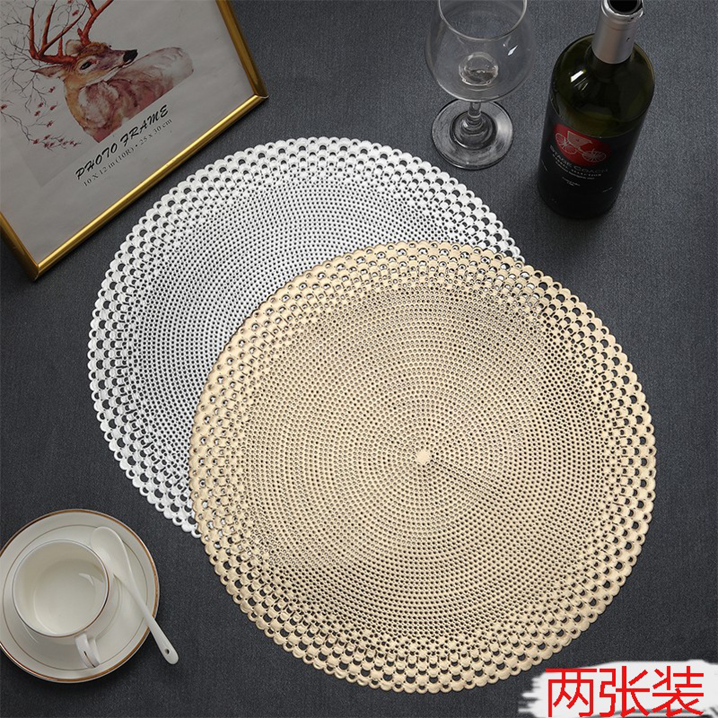 欧式隔热珍珠餐垫杯垫桌面花盆垫